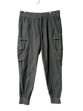 Aritzia Community Cebu Cargo Joggers Size M Beachy Cotton Coastal Green